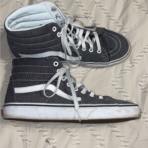 Vans High-Top Sneakers in Black and White